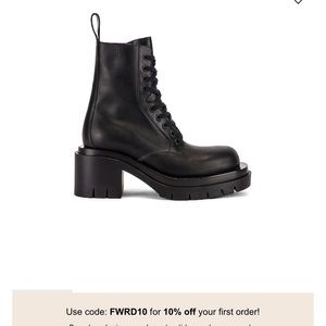 Bottega Veneta Lace Up Lug Boots